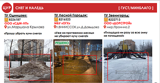 Снег и наледь