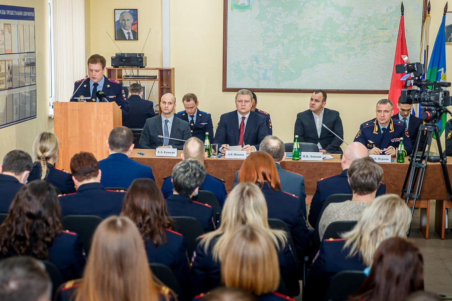 Одинцовская полиция подвела итоги оперативно-служебной деятельности за 2022 год, Январь
