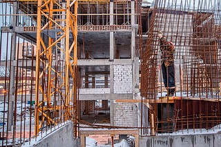 Строительная готовность пристройки к Гимназии № 14 в Одинцово составляет 28%