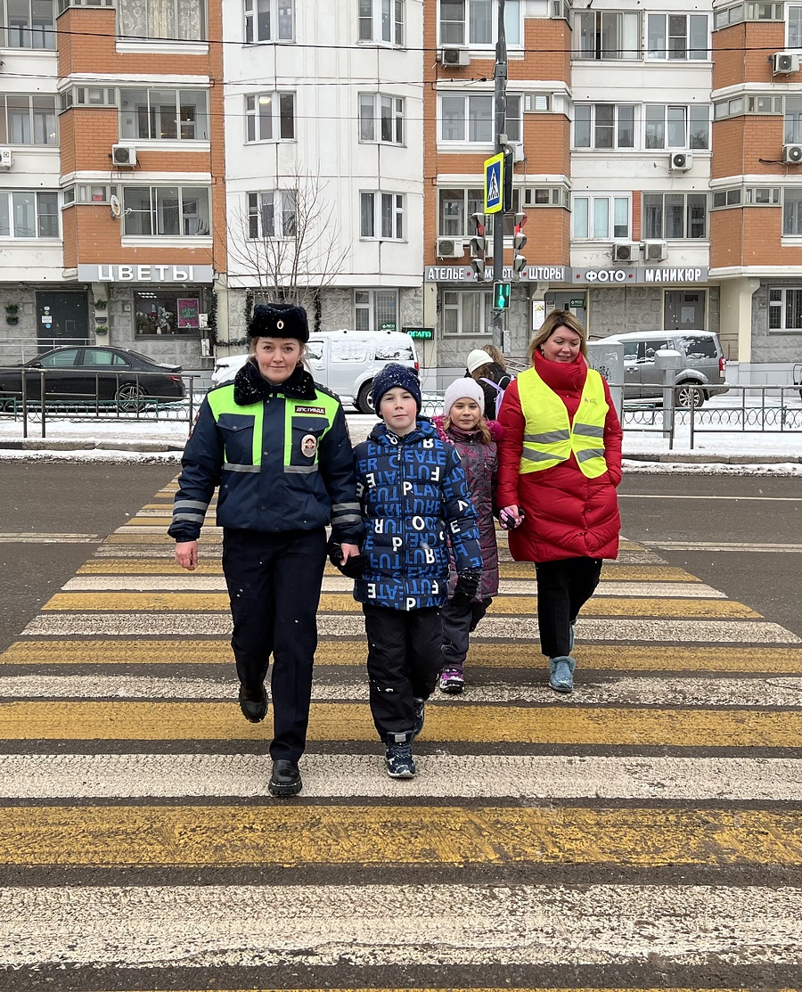 В муниципалитете проходит профилактическая акция «Пешеходный переход», Январь
