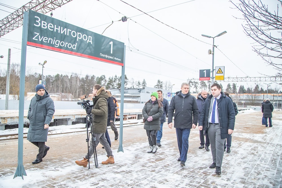 Содержание территории железнодорожной станции Звенигород проверил Андрей Иванов, Февраль