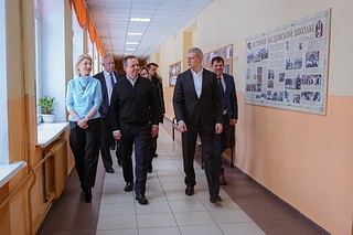 Андрей Иванов провел встречу с руководством Часцовской школы