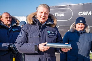 Андрей Иванов поместил капсулу времени в основание новой школы в ЖК «Заречье Парк»