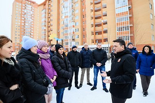 Андрей Воробьёв вместе с жителями Одинцовского округа выбрал место для новой поликлиники в ЖК «Гусарская баллада»