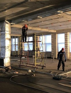 Строительная готовность школы в ЖК «Гусарская баллада» в Одинцовском округе составляет 55%