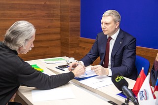 Андрей Иванов провел личный прием граждан в местном штабе «Единой России»
