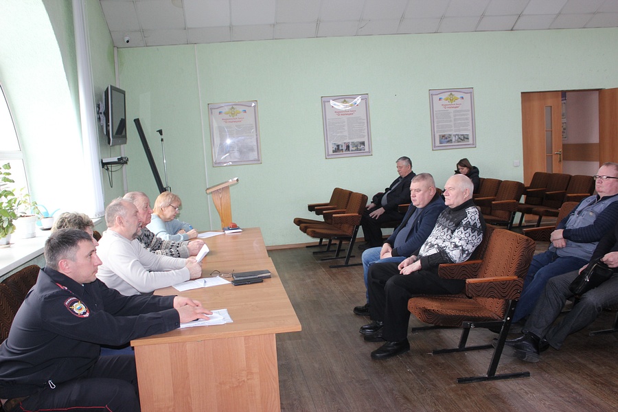 В Управлении МВД России по Одинцовскому округу состоялось заседание Совета ветеранов, Февраль