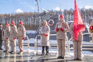 Алла Полякова приняла участие в старте 9-го этапа ежегодной эстафеты Одинцовского округа «Салют Победе!»