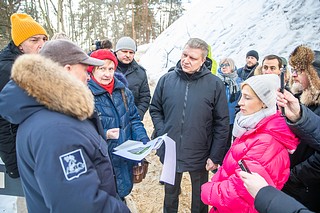 Вопросы сохранности Звенигородского кремля и ООПТ «Звенигородское Городище» обсудил Андрей Иванов на встрече с жителями