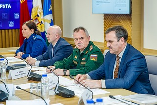 Участие в совещании приняли руководители военного комиссариата, территориальных управлений и представители силовых структур