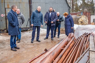 Глава Одинцовского округа Андрей Иванов проверил ход замены оборудования в котельной поселка Горбольницы № 45