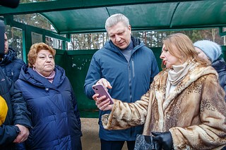 Глава Одинцовского округа Андрей Иванов провел встречу с жителями деревень Сальково и Марьино, поселков Поречье и Горбольницы № 45