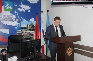 Сотрудников ведомства поздравил начальник УМВД России по Одинцовскому округу поздравил сотрудников