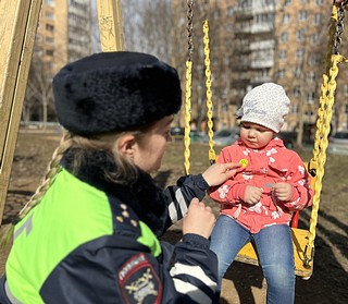 Одинцовские Госавтоинспекторы провели профилактическую акцию «Безопасный двор»
