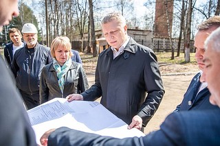 Андрей Иванов проверил ход капитального ремонта Кубинской школы № 2 имени Героя Советского Союза В. П. Безбородова