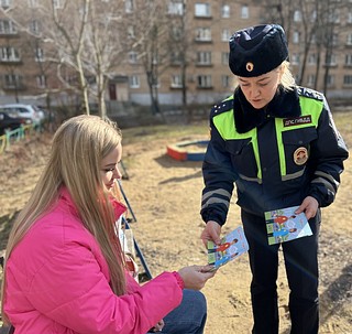 Одинцовские Госавтоинспекторы провели профилактическую акцию «Безопасный двор»