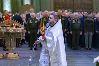 Праздник Воскресения Христова отметили в Главном храме ВС РФ