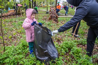 Субботник в парковой зоне Одинцово