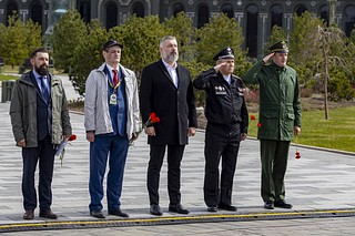 Одинцовские поисковики принимали участие в церемонии открытия областной «Вахты памяти 2023»