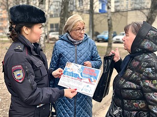 Одинцовские полицейские провели акцию «Госуслуги — это быстро, просто и доступно!»