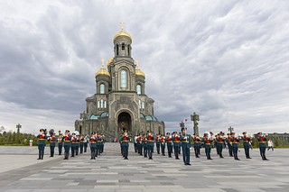 В Музейно-храмового комплексе ВС РФ Минобороны России дан старт седьмому сезону программы «Военные оркестры в парках»