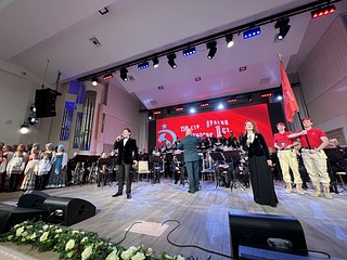 Делегация Одинцовского округа посетила город-герой Мурманск в рамках эстафеты «Салют Победе!»