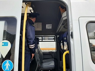 На привокзальной площади в Одинцово проверили санитарно-техническое состояние автобусов