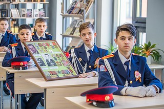 В образовательном центре «Флагман» Одинцовского округа прошла линейка, посвящённая Дню Победы