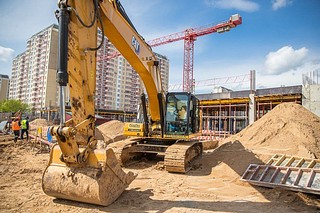 Строительная готовность новой школы в поселке Немчиновка Одинцовского округа приближается к 20%