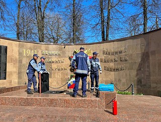 В преддверии Дня Победы в Одинцовском округе прошло техобслуживание мемориалов с Вечным огнем