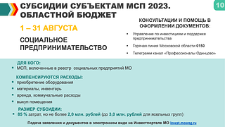 Субсидии субъектам МСП 2023. Областной бюджет