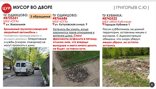 Мусор во дворе