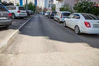 В Одинцовском округе продолжается ямочный ремонт асфальтового покрытия