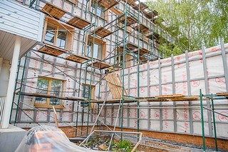 В Одинцовском округе продолжается капитальный ремонт Старогородковской специальной школы имени А. В. Фурагиной