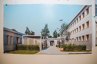 В Одинцовском округе продолжается капитальный ремонт Старогородковской специальной школы имени А. В. Фурагиной