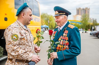 Одинцовские партийцы принимают участие в военно-исторической эстафете «Салют Победе!»
