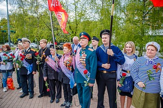 Одинцовские партийцы принимают участие в военно-исторической эстафете «Салют Победе!»
