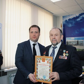В УМВД России по Одинцовскому округу поздравили ветеранов внутренних дел с праздником