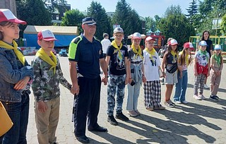 Одинцовские Госавтоинспекторы провели квест-игру по правилам дорожного движения в автогородке
