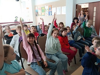 В преддверии Пушкинского дня Звенигородская детская библиотека провела литературный час