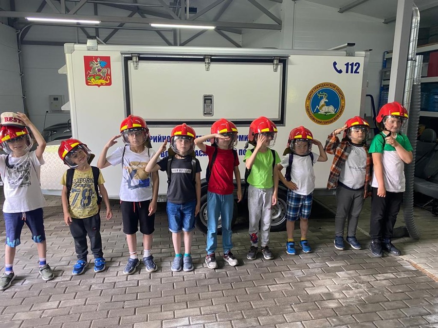 АСФ текст 4, Одинцовские спасатели провели экскурсию для школьников из Новоивановского
