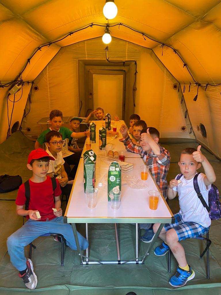 АСФ текст 7, Одинцовские спасатели провели экскурсию для школьников из Новоивановского