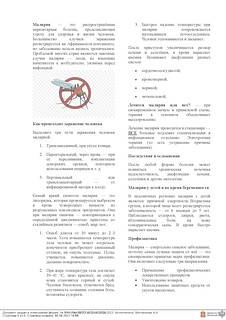 В зарубежных поездках российским туристам следует опасаться малярии