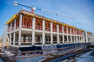 Строительная готовность объекта уже превысила 15%