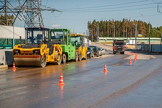 Строительные работы ведут 79 человек и 38 единиц техники