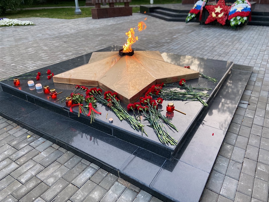 22 06 23 01 47, В Одинцово полицейские и общественники приняли участие в акции «Свеча памяти»
