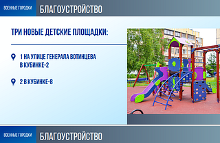 В Одинцовском округе 2022 год был объявлен годом военных городков: Благоустройство