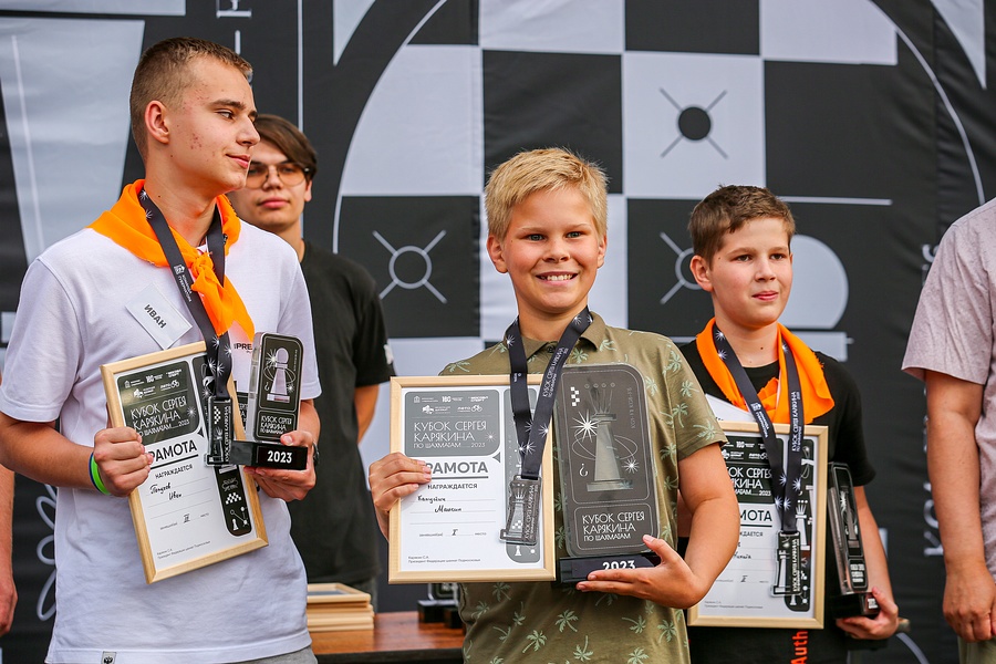 Первый этап Кубка Сергея Карякина по шахматам прошел в Одинцово