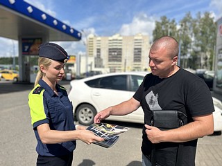 Одинцовские автоинспекторы провели социальный раунд «Трезвый водитель»