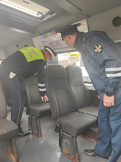 Управление регионального административно-транспортного контроля Министерства транспорта и дорожной инфраструктуры Московской области, совместно с администрацией Одинцовского городского округа и сотрудниками одинцовского отдела ГИБДД 12 июля проверили санитарно-техническое состояние рейсовых автобусов